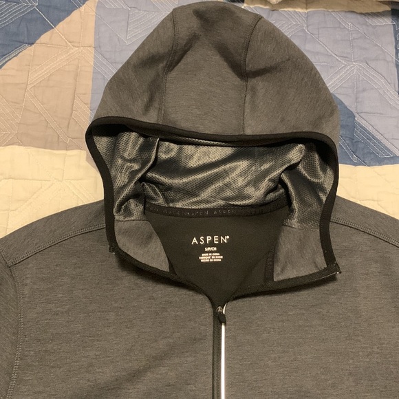 ASPEN Gray Quarter Zip Hoodie - Picture 2 of 6